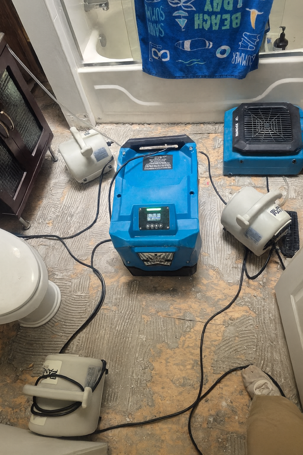 Water Damage Restoration Vancouver in basement after flood emegency situation