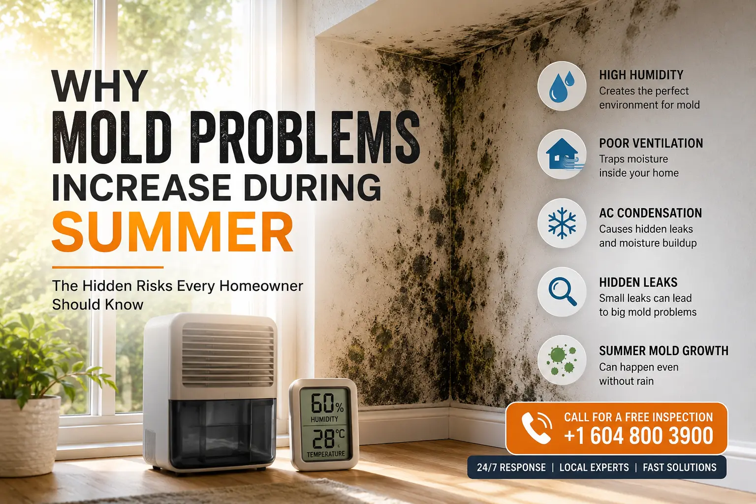 Why Mold Problems Increase During Summer